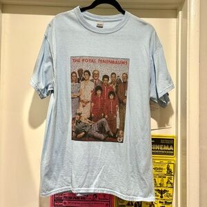 Wes Anderson The Royal Tenenbaums Movie Tee Script Cinephile Ben Stiller